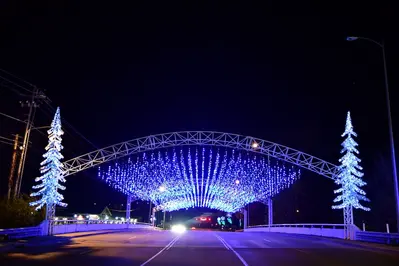 winterfest lights in Pigeon Forge