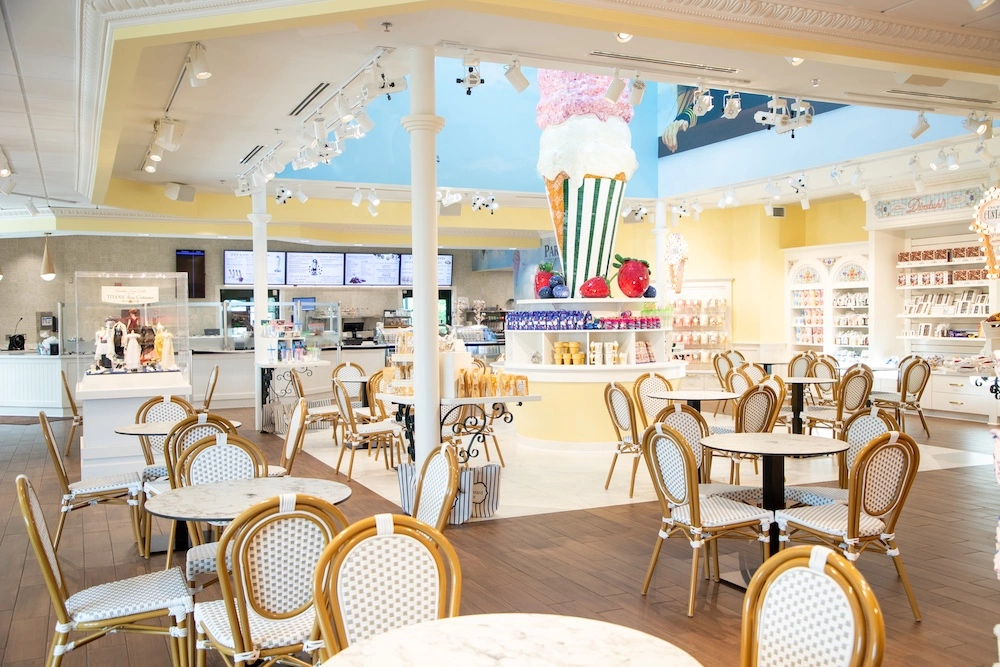 Titanic Ice Cream in Pigeon Forge